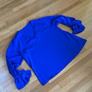 Elegant Blue Women's Top